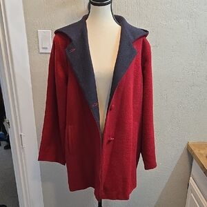 Lanart Collection 100% Baby Alpaca Hand Made Tom Gutie Peru Coat